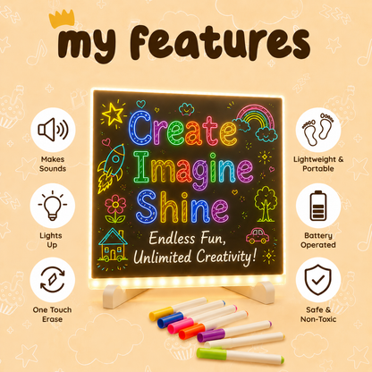 Magic Writing Board with Pen & Light